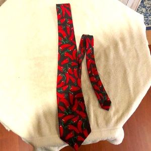 Jalapano pepper novelty neck tie 56 inch 3/12 wide